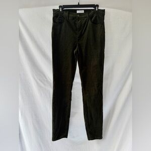 NWoT Loft Olive Green Corduroy Pants 6
